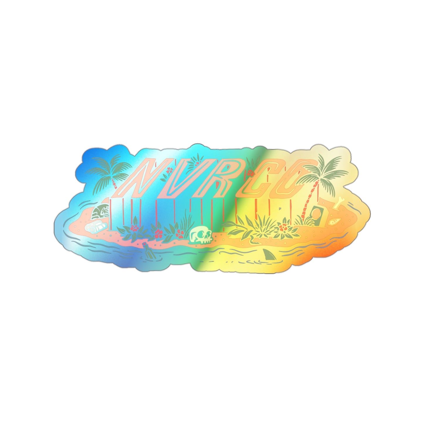 Vacation Holograph Stickers