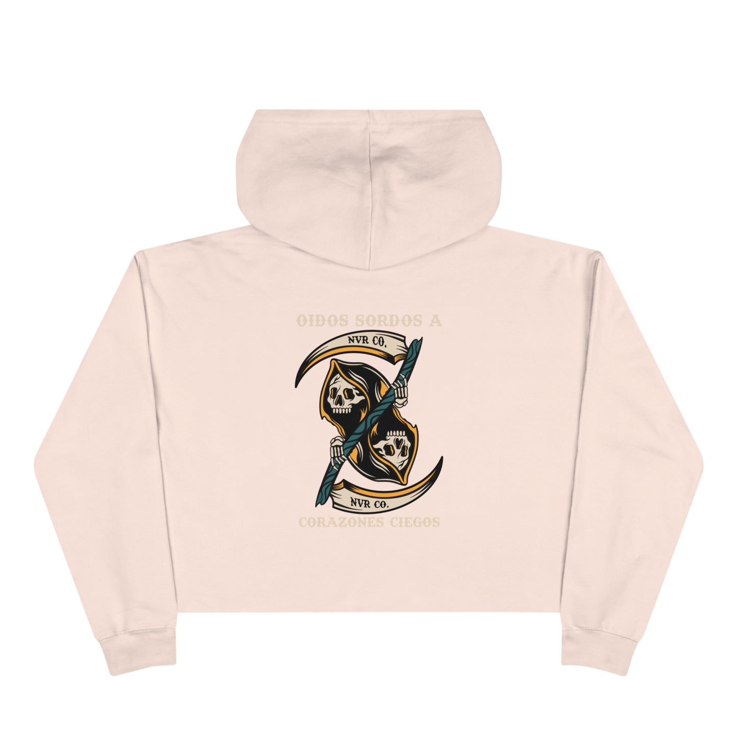 Deaf Ears Crop Hoodie