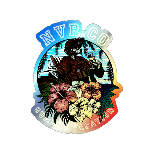 Summer Vacation Holograph Stickers