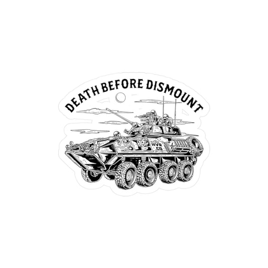 Death Before Dismount Kiss-Cut Vinyl Decals