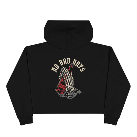 No Bad Days Crop Hoodie