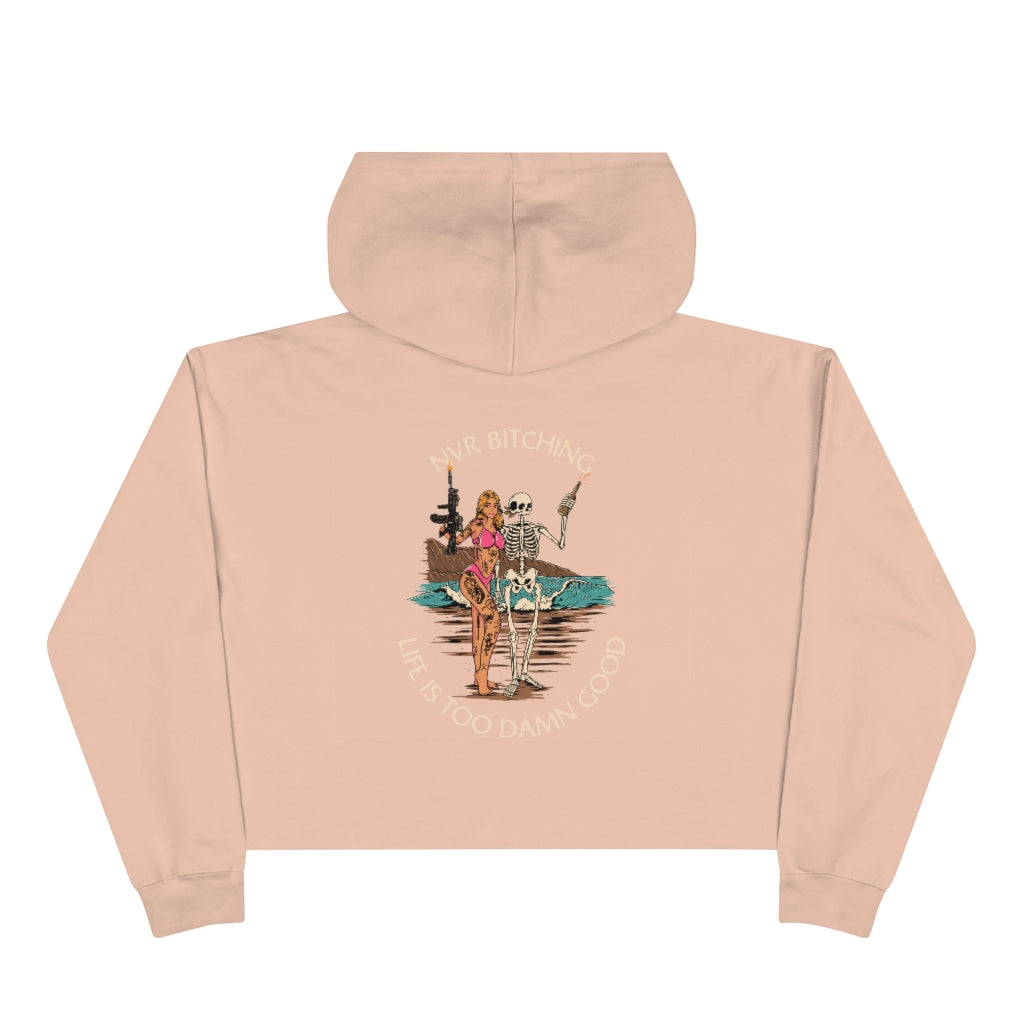 NVR Bitching Crop Hoodie