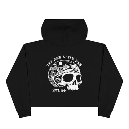 War After War Crop Hoodie