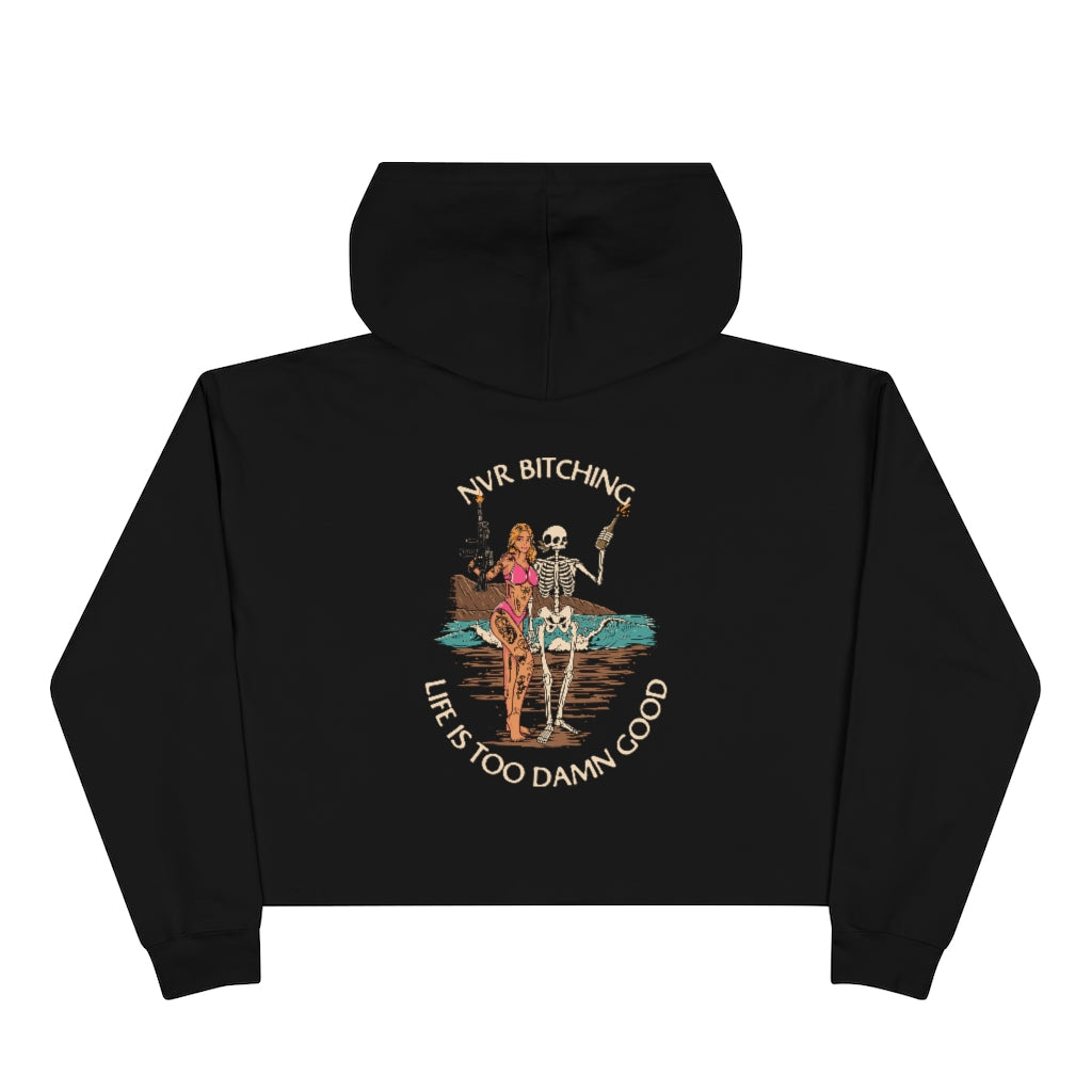 NVR Bitching Crop Hoodie