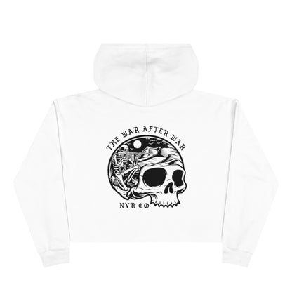 War After War Crop Hoodie