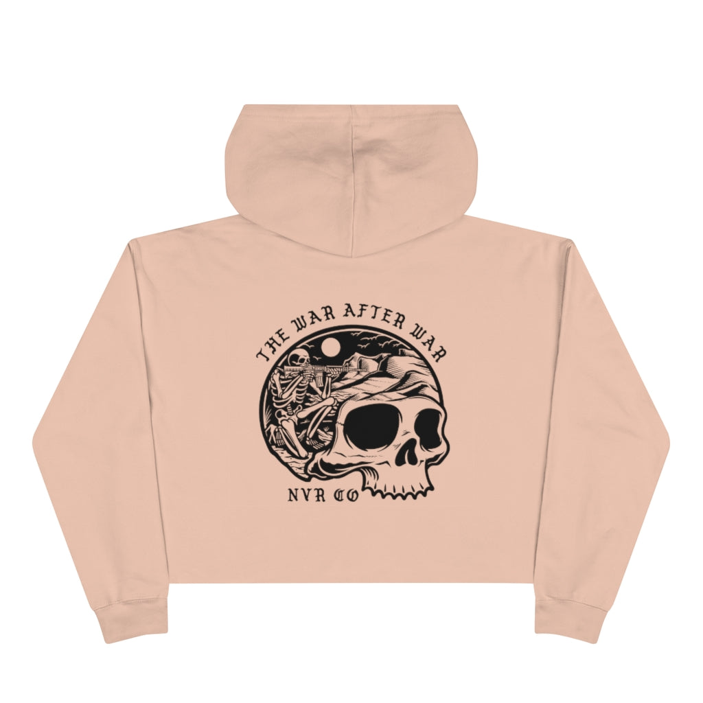 War After War Crop Hoodie