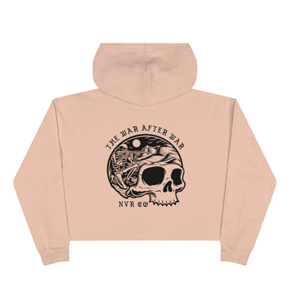 War After War Crop Hoodie