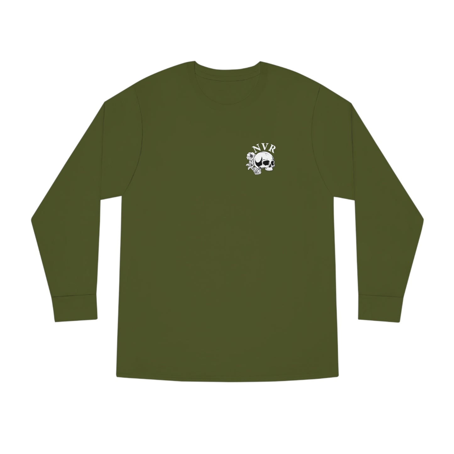 NVR Say Die Long Sleeve Crewneck Tee